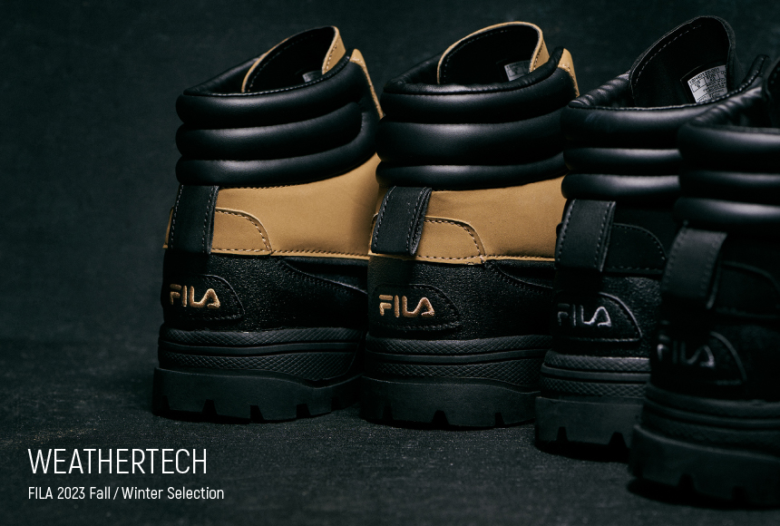 Another face that represents FILA, WEATHERTEC release. FILA 2023 