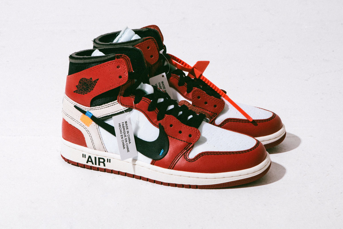 off white red nike