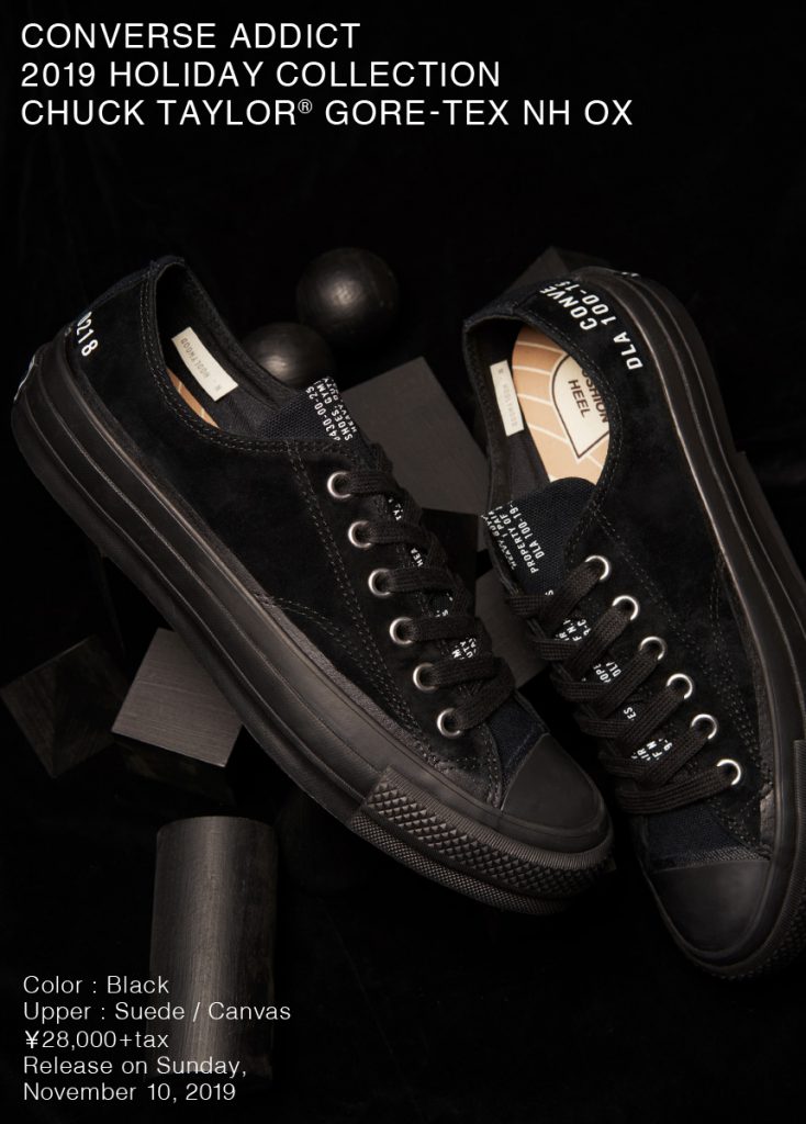 CONVERSE ADDICT “CHUCK TAYLOR® GORE-TEX NH OX” Release on Sunday