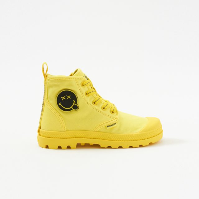 PALLADIUM×SMILEY / PAMPA SMILEY “RAVE × PRIDE” Now On Sale