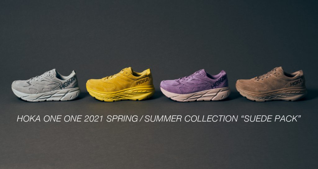 HOKA ONE ONE 2021 S/ S COLLECTION “CLIFTON L SUEDE” by SUEDE PACK