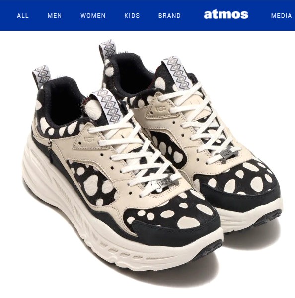 UGG® CA805 Dalmatian(Black/White) at atmos Now On Sale! | SHOES MASTER