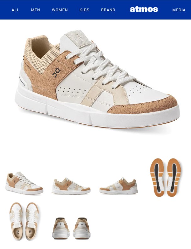 On THE ROGER Clubhouse Almond/Sand at atmos 11/4(Thu)Release! | SHOES MASTER